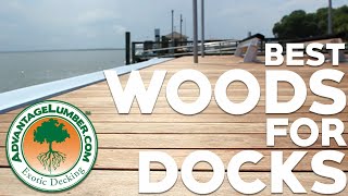 Best Wood for Boat Docks [upl. by Animrac]