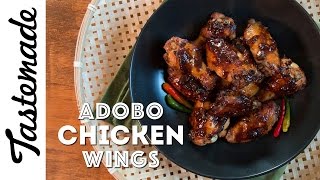 Adobo Chicken Wings l Jen Phanomrat [upl. by Janaya]