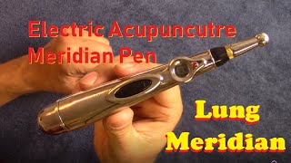 Acupuncture pen on LUNG meridian [upl. by Petrie]