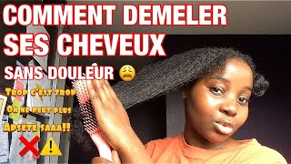 COMMENT DEMELER SES CHEVEUX SANS DOULEUR [upl. by Iz36]