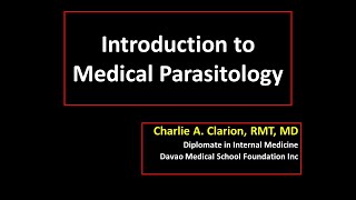 Introduction to Parasitology [upl. by Neelie555]