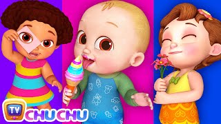 Five Senses Song  Human Sensory Organs  ChuChu TV Funzone 3D Nursery Rhymes amp Kids Songs BabyTaku [upl. by Mamoun338]