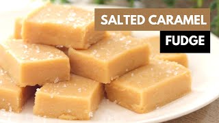 SUPER EASY CARAMEL FUDGE RECIPE [upl. by Nalyd]