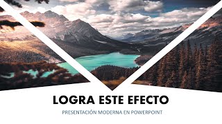 ✅ Sorprende a todos PowerPoint MODERNO y ELEGANTE 🔥 Fácil y RÁPIDO 🔥 [upl. by Frech]