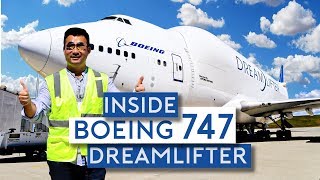 Inside the Boeing 747 Dreamlifter [upl. by Enneiviv]