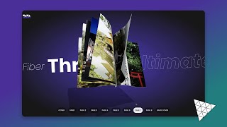 Build a 3D Book Slider Landing Page with Threejs amp React [upl. by Clint]