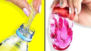 HAZ SLIME DE AGUA 💦 Probando Recetas SIN BORAX [upl. by Amehr]