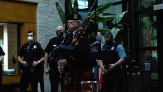 2020 National Police Week Bagpipe Tribute [upl. by Eelah]