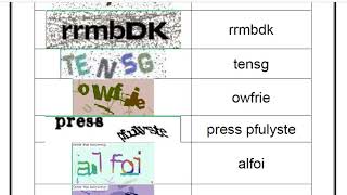 How to Type Captcha Entry Demo Video 2017 [upl. by Alvan]