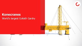 Worlds largest Goliath Gantry Crane by Konecranes [upl. by Nahshon]