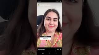 shomaila niazi Instagram story [upl. by Ahsap457]