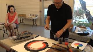 enso  zen circle demo with Bill Buchman [upl. by Kral100]