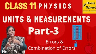 Units and Measurements Class 11  Chapter 2 Physics  CBSE JEE NEET Part3 [upl. by Hathcock]