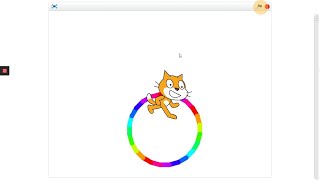 Scratch Tutorial  Drawing a colourful circle in Scratch [upl. by Esme]