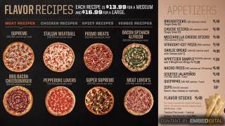 Pizza Hut  DineIn Menu 2 [upl. by Aholla287]