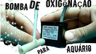 COMO ADAPTAR UMA BOMBA DE OXIGÊNIO  DICAS [upl. by Adeirf]