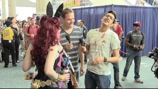 Crashing Kassem Gs Interview AGAIN  ComicCon 2015 vlog [upl. by Yasmine]