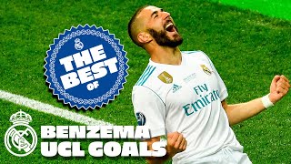 KARIM BENZEMA  Best Champions League GOALS at Real Madrid [upl. by Hedges]