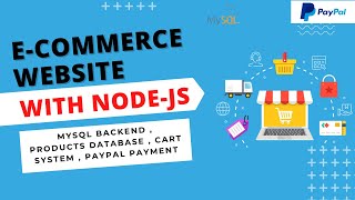 Node JS Build Ecommerce Website nodejs [upl. by Longerich]