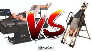 Inversion Table vs Spinal Decompression Therapy [upl. by Haddad726]