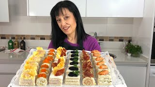 Canapés variados muy fáciles y rápidos ¡Triunfarás seguro [upl. by Eartnoed217]