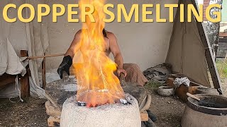 The ancient way of copper smelting copper making [upl. by Caughey]