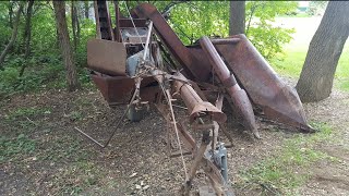 The corn picker works First time its picked corn in 35 years [upl. by Aicirtan995]