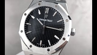 Audemars Piguet Royal Oak Automatic 15500STOO1220ST03 Audemars Piguet Watch Review [upl. by Ruhtua]