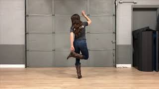 Footloose Line Dance Instruction [upl. by Nalyd]