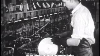 HISTORY OF VINYL RECORDS 1  The 78 RPM Single Manufacturing plant RCA [upl. by Nnauol]