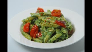 Penne Pasta with Pesto sauce  Cooksmart  Sanjeev Kapoor Khazana [upl. by Uranie]