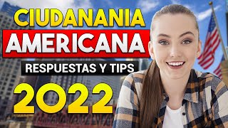 🔴 APRUEBA TU EXAMEN DE CIUDADANÍA AMERICANA 2022 📝 EN INGLÉS Y ESPAÑOL RESPUESTAS FÁCILES ✅ [upl. by Elyagiba]