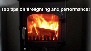 How to light the perfect fire in a wood burning stove Using my special inverted V technique [upl. by Yrokcaz527]