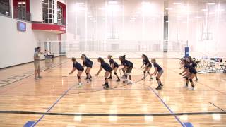 Shuffling Drill  Volleyball Drill [upl. by Irat]