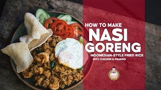 Nasi Goreng  Indonesian Fried Rice  Fried Rice Friday 3 [upl. by Anahsat]