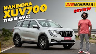 Mahindra XUV700 Review This Is WAR  ZigWheelscom [upl. by Anna-Maria]