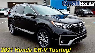 2021 Honda CRV Touring SUV  Overview amp Walk Around  Smail Honda [upl. by Joshia401]