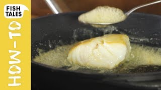 HOW TO panfry SKINLESS FISH FILLET  Bart van Olphen [upl. by Yecrad]