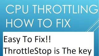 CPU Throttling Heres The Fix [upl. by Ylurt]