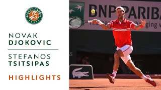 Novak Djokovic vs Stefanos Tsitsipas  Final Highlights I RolandGarros 2021 [upl. by Zulema33]