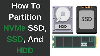 How To Partition Your SSD m2 NVMe SSD And HDD In Windows 10 [upl. by Iur]