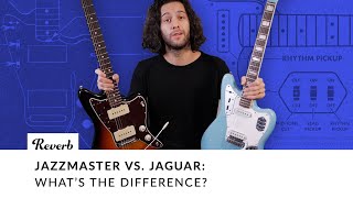 Fender Jazzmaster vs Jaguar Whats the Difference [upl. by Ynnatirb]