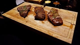 Tasting great Argentinian steak at Gaucho in London [upl. by Menashem961]