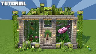 Minecraft Axolotl Aquarium Tutorial [upl. by Nevear]