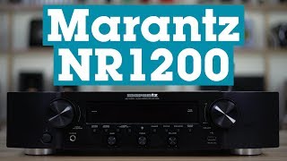 Marantz NR1200 Stereo Network Audio Receiver  Crutchfield [upl. by Dlonyer]