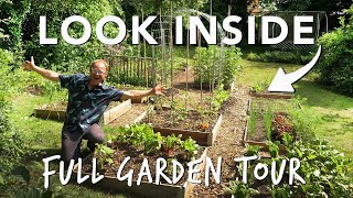 Summer Vegetable Garden The Full Tour [upl. by Tacklind]