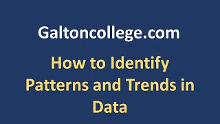 How to Identify Patterns and Trends in Data [upl. by Reynolds]