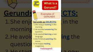 Gerunds Meaning and Examples Gerunds Noun [upl. by Merrel]