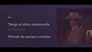 Chalino Sánchez Alma Enamorada English translation [upl. by Amary723]