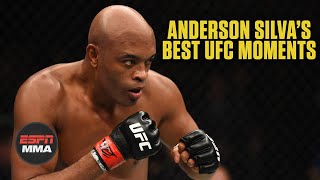 Anderson Silvas best UFC moments  ESPN MMA [upl. by Strickman711]